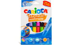 Plakkaatverfstift Carioca Temperello assorti,  12 stuks