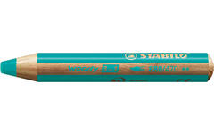 Waskrijt aquarel STABILO Woody 3-in-1 assorti classpack, 76 stuks incl. slijpers