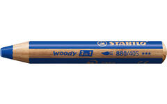 Waskrijt aquarel STABILO Woody 3-in-1 assorti classpack, 76 stuks incl. slijpers