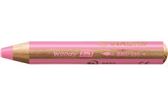 Waskrijt aquarel STABILO Woody 3-in-1 assorti classpack, 76 stuks incl. slijpers