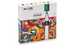 Acrylstiften Carioca assorti, 8 stuks