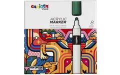 Acrylstiften Carioca assorti, 8 stuks