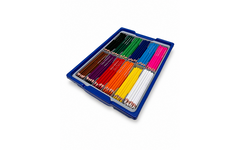 Kleurpotloden | de Rolf groep | driekantig 7,5 mm assorti classpack, 288 stuks