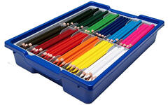 Kleurpotloden | de Rolf groep | knotsen 10 mm assorti classpack, 144 stuks