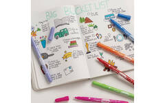 Fineliners Carioca assorti 0,5 punt, 10 stuks
