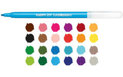 Viltstiften Carioca joy fine tip assorti, 24 stuks