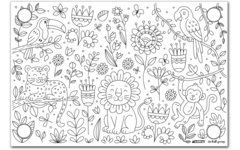 Buitenposter 30 x 40 cm Jungle
