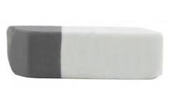 Gum Geo College wit/grijs, 36 stuks