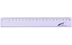 Liniaal plastic 20 cm, 20 stuks