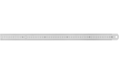 Liniaal roestvrijstaal, 50 cm