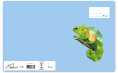 Tekenschriften blanco, geo dieren, 16,5 x 21 cm, 120 gr (25 stuks)