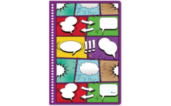 Plakboek  blanco, comic, 22 × 32 cm