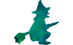 Filterpapier halloween 4 designs +/- 22 cm, 80 stuks