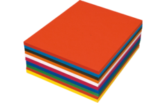 Wasco papier 25 x 32 cm ass. 240 vel in 12 kleuren, 120 grs.