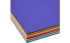 Wasco papier 25 x 32 cm ass. 240 vel in 12 kleuren, 120 grs.