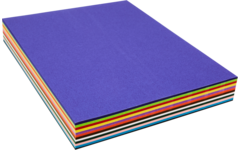 Wasco papier 25 x 32 cm ass. 240 vel in 12 kleuren, 120 grs.