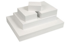 Tekenpapier 21,5 x 25 cm wit 500 vel, 120 grs.