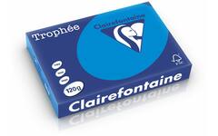 Omslagkarton diepblauw/cariben A4 FSC houtvrij 250 vel, 120 grs.