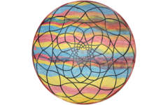 Mandala vellen 28 x 28 cm, 36 stuks