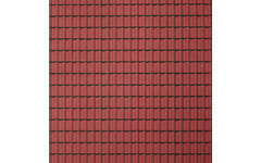 Dakpannenpapier 50 x 34 cm rood, 100 vel