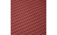 Dakpannenpapier 50 x 34 cm rood, 100 vel