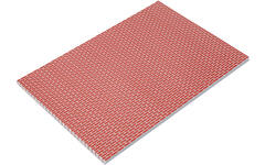 Steentjespapier 50 x 34 cm rood 100 vel