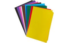 Sitspapier 25 x 17 cm 100 vel 10 kleuren ass., 80 grs.