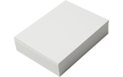Prikkarton 12 x 16 cm 100 vel wit 250 grs.