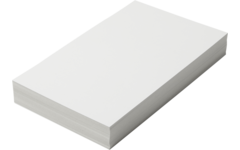 Prikkarton 16 x 25 cm 100 vel wit 250 grs.
