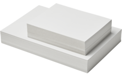 Prikkarton 16 x 25 cm 100 vel wit 250 grs.