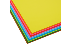 Knippapier 50 x 65 cm, 90 vel in 10 kleuren, 60 grs.