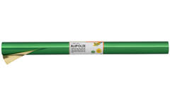 Aluminiumfolie groen/goud 50 cm x 10 meter