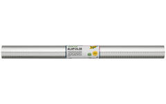 Alu folie sterretjes zilver, 50 cm x 10 meter