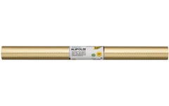 Alu folie sterretjes goud, 50 cm x 10 meter