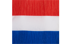 Vlaggencrêpe 10 cm x 10 mtr., 3 rol