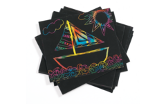 Scratch Design vellen 15x15 cm, 25 stuks