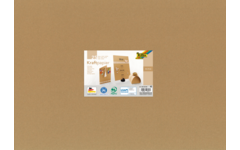 Kraft papier 50 x 70 cm 25 vel naturel, 120 grs.