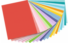 Patroonpapier Basics 24 x 34 cm 20 vel, 270 grs.