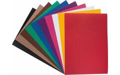 Ribbelkarton fijne golf 25 x 35 cm assorti, 10 vel