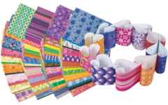 Designpapier assorti 14 x 22 cm voordeelpak, 192 vel