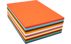 Flowery karton 21  x 29,7 cm, A4 250 vel 10 kleuren ass. 290 grs.