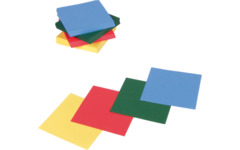 Vouwbladen 8 x 8 cm 60 grs 4-kleuren 480 vel