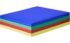 Dun Engels karton A4 in 4 kleuren 240 vel, 140 grs.