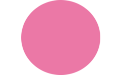 Plakfiguren rond 20 mm, roze 400 stuks