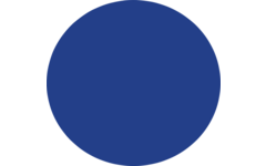 Plakfiguren rond 14 mm, blauw 400 stuks