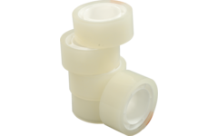 Plakband 19 mm x 10 meter transparant, 8 rol