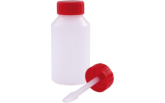 Lijmpotje leeg 100 ml incl. dop met kwast