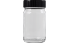 Flacon glas met schroefdeksel inhoud 100 ml