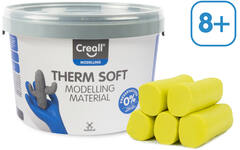 Klei Creall therm soft geel, 2 kg - vanaf 8 jaar