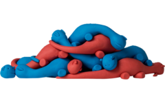 Klei Creall therm soft blauw, 2 kg - vanaf 8 jaar
